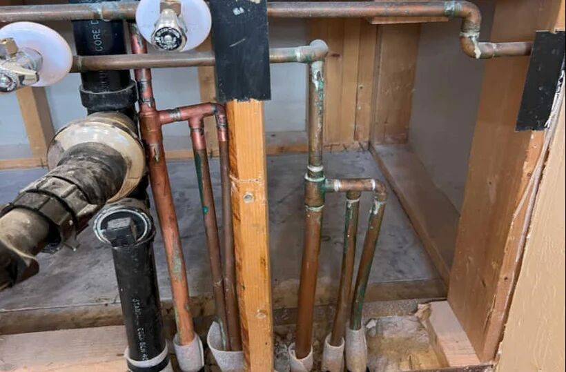 Repiping and pipe work by a Phoenix plumber